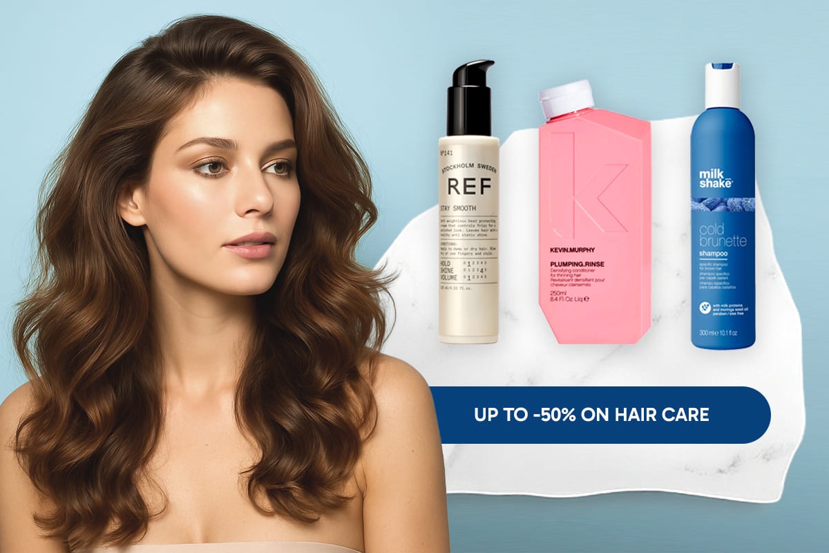 Up to –50% off hair favorites
