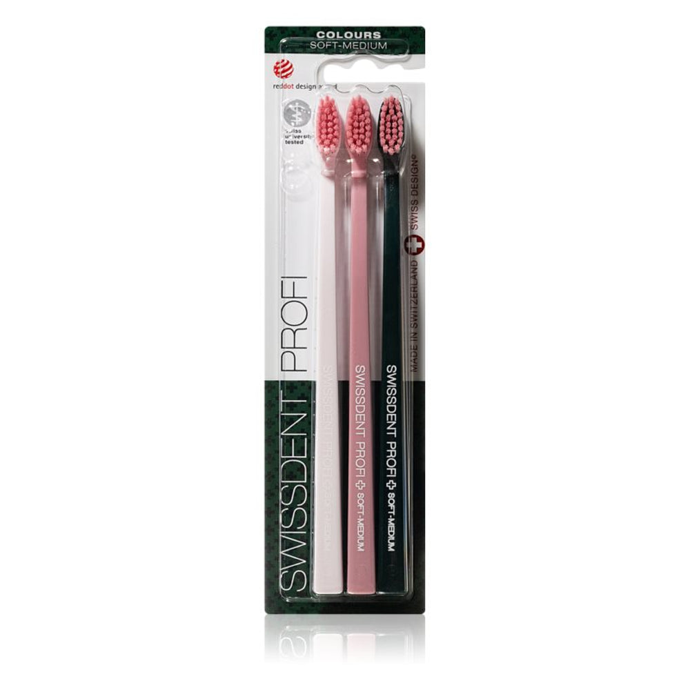 Swissdent Profi Trio Ebb/Brandy Rose/Black ProfiTrio